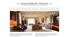 Desktop Screenshot of loughbrowhousebandb.co.uk