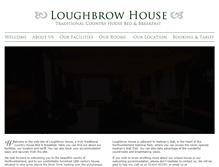 Tablet Screenshot of loughbrowhousebandb.co.uk